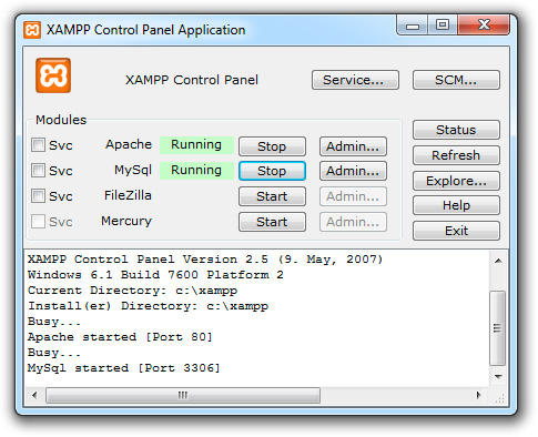 xampp download for windows 7 64 bit