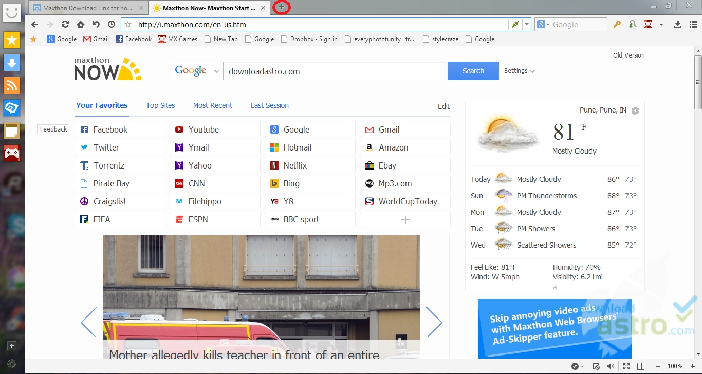 maxthon browser images