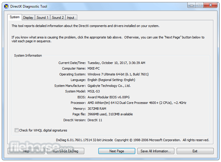 directx 9 windows 10 download