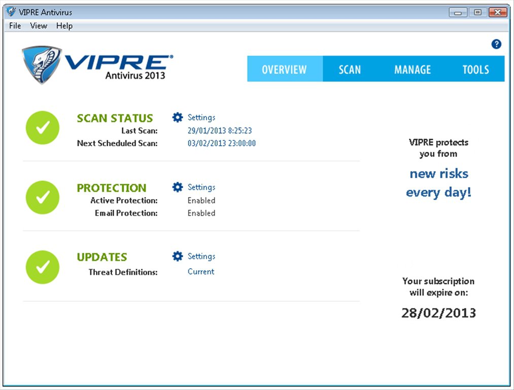VIPRE Antivirus Free Download for Windows 10, 7, 8 (64 bit